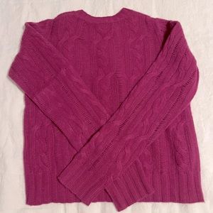 NWT Naadam Open Cable Crewneck Sweater XS $345